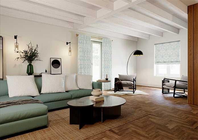 Teatro, Azure - Roman Blind - Image 7